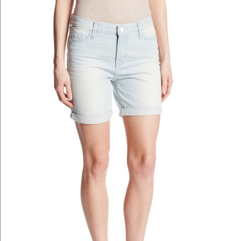 Calvin Klein Women’s Denim Bermuda Shorts Faded Blue NWT